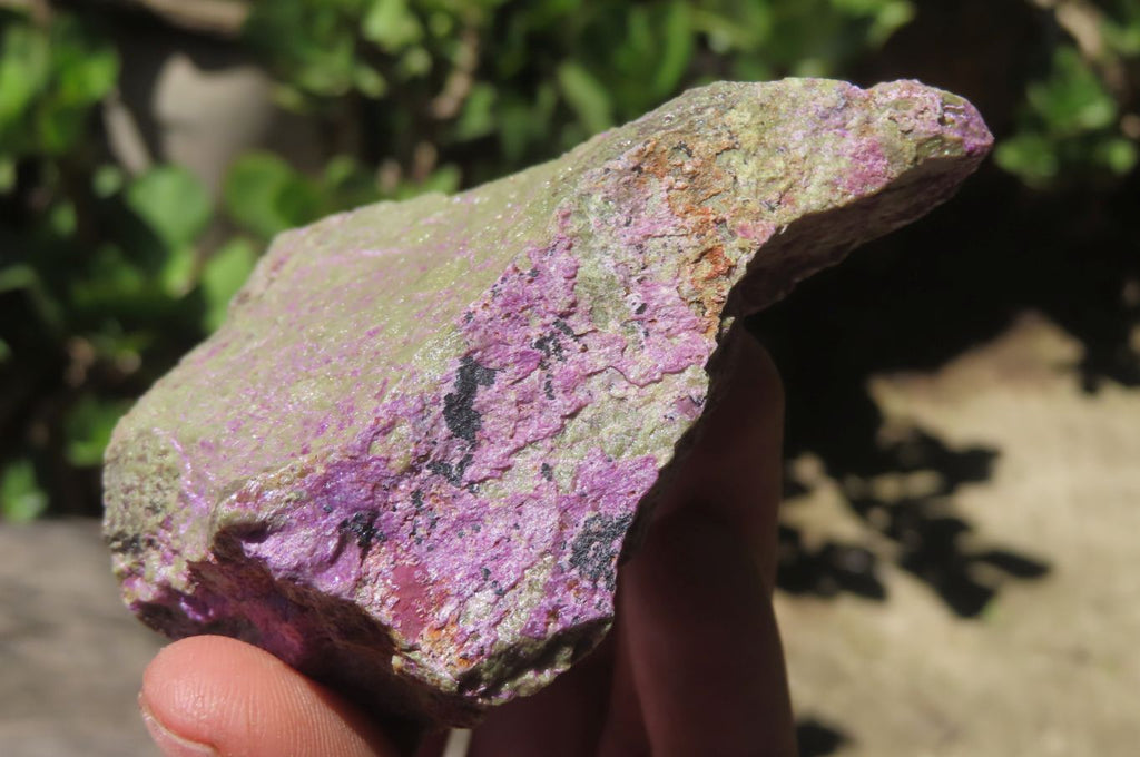 Natural Stichtite Cobbed Specimens x 6 From Barberton, South Africa - Toprock Gemstones and Minerals 