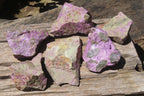 Natural Stichtite Cobbed Specimens x 6 From Barberton, South Africa - Toprock Gemstones and Minerals 