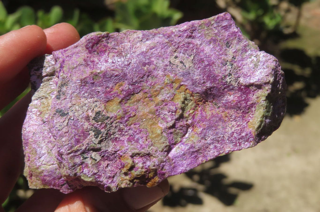 Natural Stichtite Cobbed Specimens x 6 From Barberton, South Africa - Toprock Gemstones and Minerals 