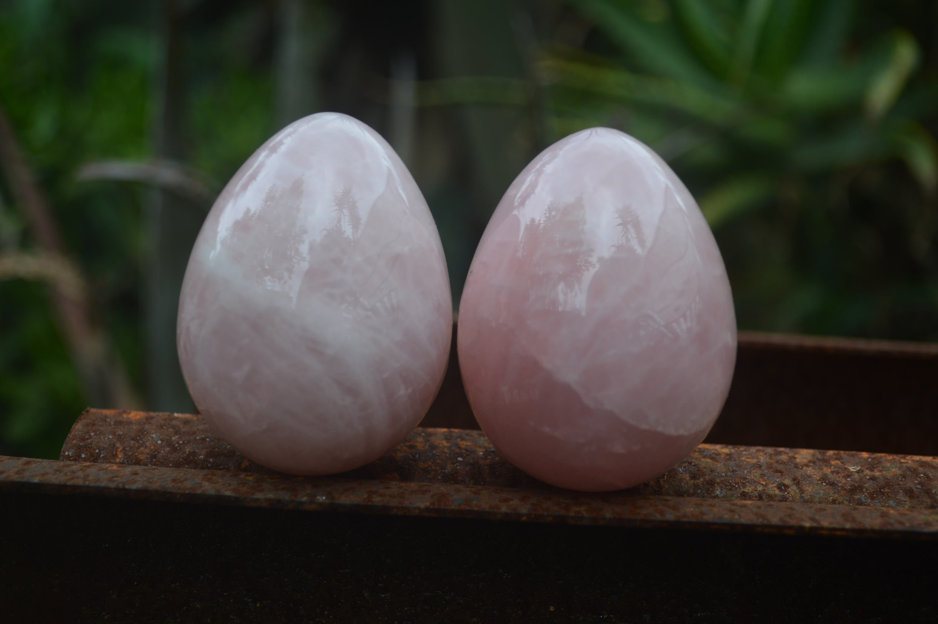 Polished Rose Quartz Eggs - Sold Per Item - From Namibia - Toprock Gemstones and Minerals 