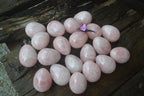 Polished Rose Quartz Eggs - Sold Per Item - From Namibia - Toprock Gemstones and Minerals 