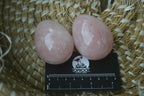 Polished Rose Quartz Eggs - Sold Per Item - From Namibia - Toprock Gemstones and Minerals 