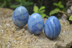 Polished Small Blue Marble Eggs - Sold Per Item - From China - Toprock Gemstones and Minerals 