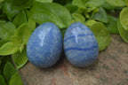 Polished Small Blue Marble Eggs - Sold Per Item - From China - Toprock Gemstones and Minerals 