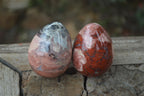 Polished Brecciated Red Jasper Eggs - Sold Per Item - From Northern Cape South Africa - Toprock Gemstones and Minerals 