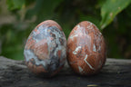 Polished Brecciated Red Jasper Eggs - Sold Per Item - From Northern Cape South Africa - Toprock Gemstones and Minerals 