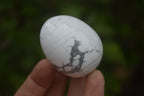 Polished Small Lightning Strike Magnesite - Howlite Gemstone Eggs - Sold Per Item - From Zimbabwe - Toprock Gemstones and Minerals 
