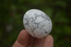 Polished Small Lightning Strike Magnesite - Howlite Gemstone Eggs - Sold Per Item - From Zimbabwe - Toprock Gemstones and Minerals 