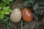Polished Orange Quartz Gemstone Eggs - Sold Per Item - From Zimbabwe - Toprock Gemstones and Minerals 