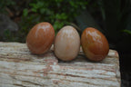 Polished Orange Quartz Gemstone Eggs - Sold Per Item - From Zimbabwe - Toprock Gemstones and Minerals 
