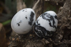 Polished Zebra Marble Eggs - Sold Per Item - From Australia - Toprock Gemstones and Minerals 