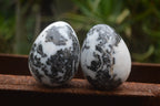 Polished Zebra Marble Eggs - Sold Per Item - From Australia - Toprock Gemstones and Minerals 
