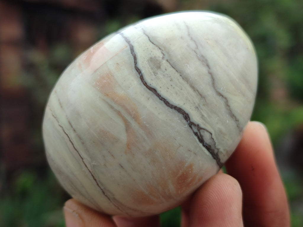 Polished African Banded Butter Jade Eggs - Sold Per Item - From Bronkhorstspruit, South Africa - Toprock Gemstones and Minerals 