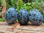 Polished Snowflake Obsidion Gemstone Eggs - Sold Per Item - From Mexico - Toprock Gemstones and Minerals 