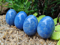 Polished Large Blue Marble Eggs - Sold Per Item - From China - Toprock Gemstones and Minerals 