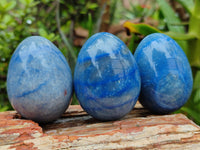 Polished Large Blue Marble Eggs - Sold Per Item - From China - Toprock Gemstones and Minerals 