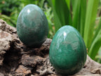 Polished Green Quartz Gemstone Eggs - Sold Per Item - From Zimbabwe - Toprock Gemstones and Minerals 