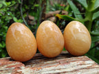 Polished Honey Aragonite Gemstone Eggs - Sold Per Item - From Namibia - Toprock Gemstones and Minerals 