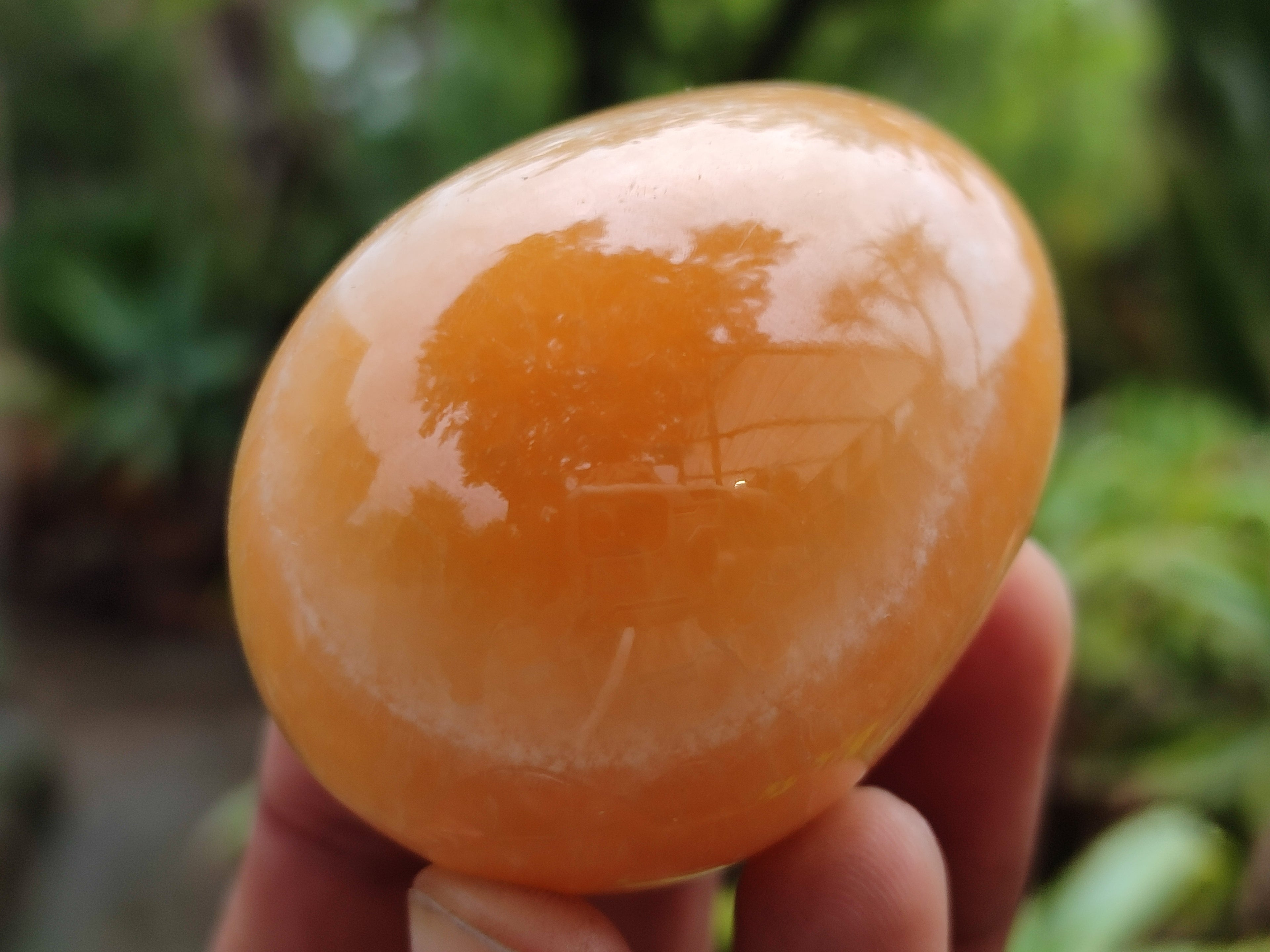 Polished Honey Aragonite Gemstone Eggs - Sold Per Item - From Namibia - Toprock Gemstones and Minerals 