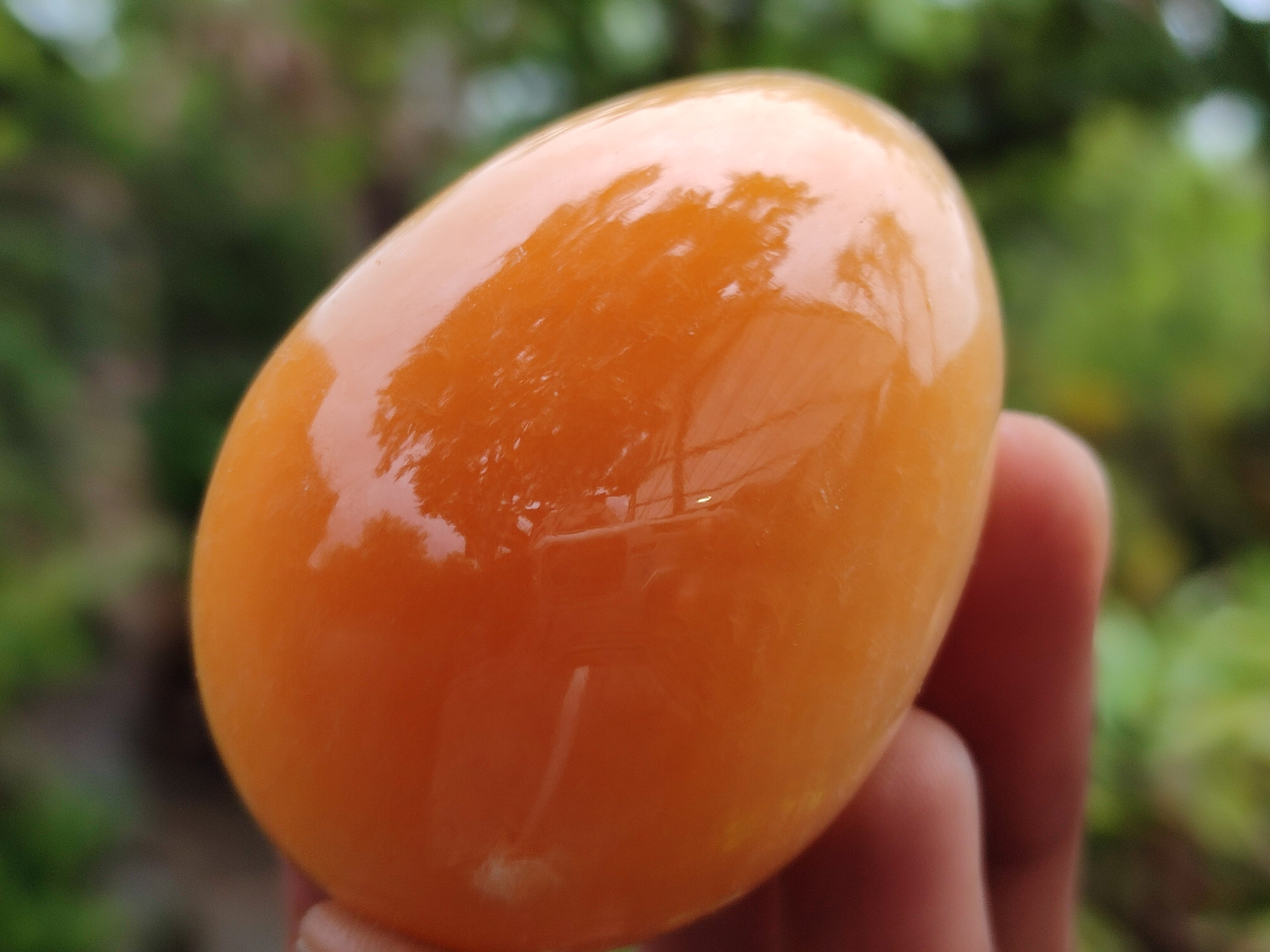 Polished Honey Aragonite Gemstone Eggs - Sold Per Item - From Namibia - Toprock Gemstones and Minerals 
