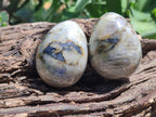 Polished White Labradorite Eggs - Sold Per Item - From Madagascar - Toprock Gemstones and Minerals 