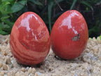Polished Red Jasper Gemstone Eggs - Sold Per Item - From Northern Cape, South Africa - Toprock Gemstones and Minerals 