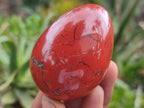 Polished Red Jasper Gemstone Eggs - Sold Per Item - From Northern Cape, South Africa - Toprock Gemstones and Minerals 