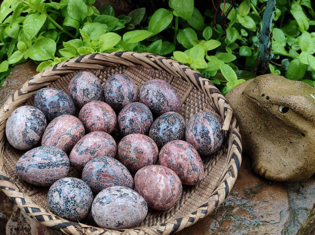 Polished Large Snakeskin Rhyolite Jasper Gemstone Eggs - Sold Per Item - From Australia - Toprock Gemstones and Minerals 