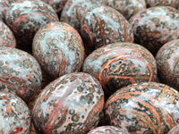 Polished Snakeskin Rhyolite Jasper Gemstone Eggs - Sold Per Item - From Australia - Toprock Gemstones and Minerals 