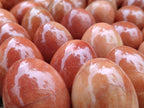 Polished Orange Quartz Gemstone Eggs - Sold Per Item - From Zimbabwe - Toprock Gemstones and Minerals 