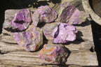 Natural Stichtite Cobbed Specimens x 6 From Barberton, South Africa - Toprock Gemstones and Minerals 