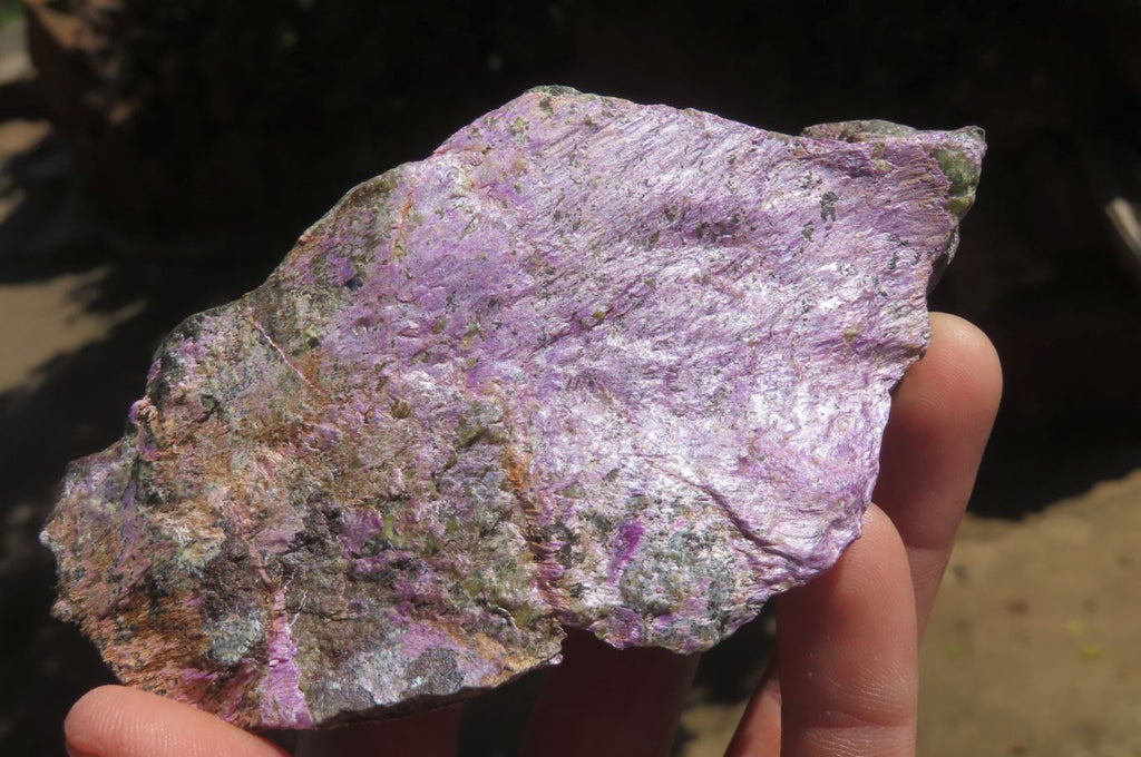 Natural Stichtite Cobbed Specimens x 6 From Barberton, South Africa - Toprock Gemstones and Minerals 