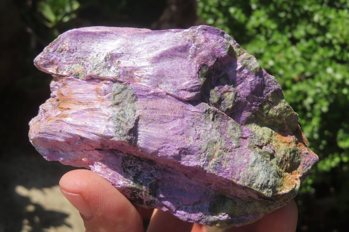 Natural Stichtite Cobbed Specimens x 6 From Barberton, South Africa - Toprock Gemstones and Minerals 