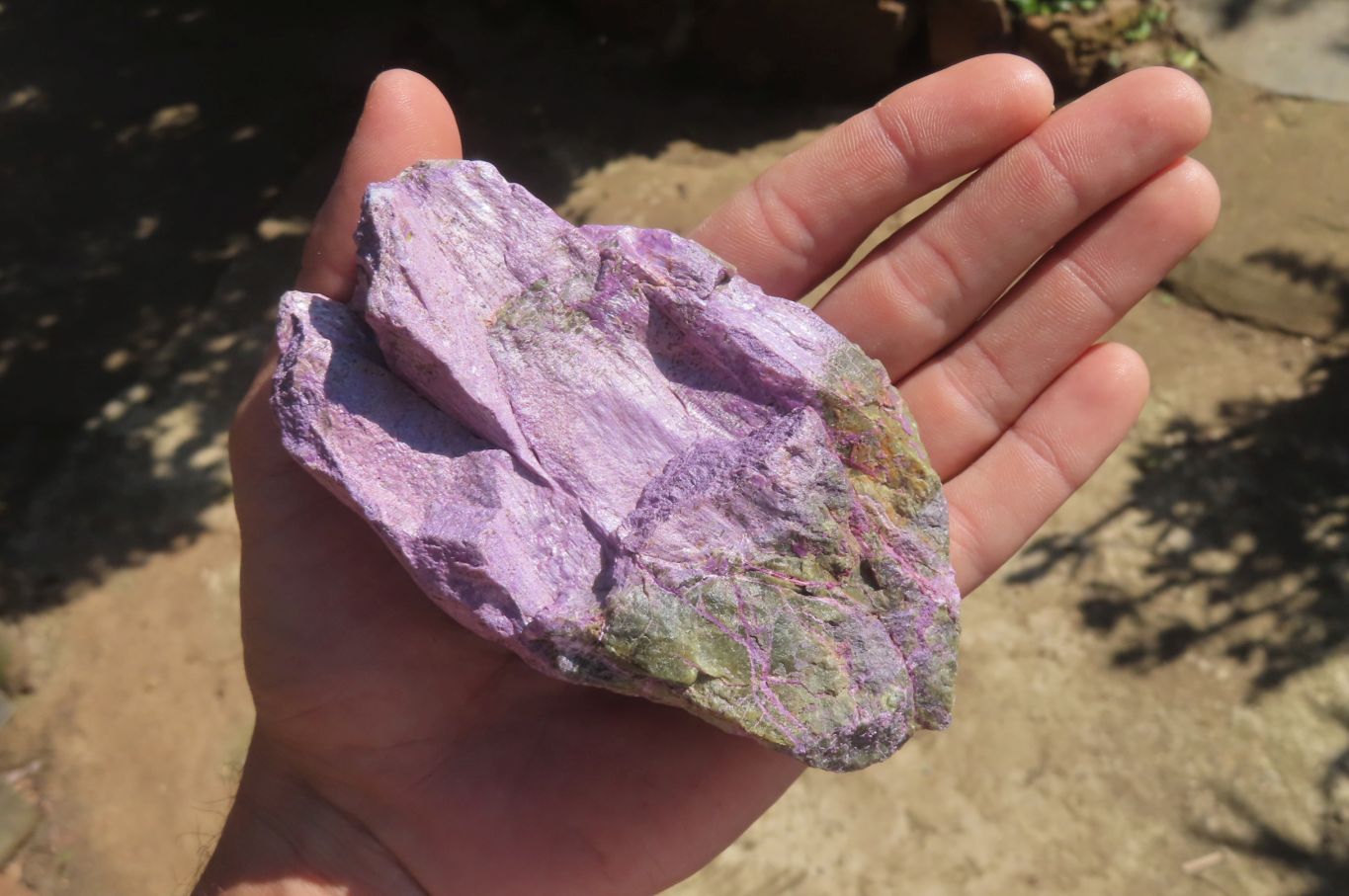 Natural Stichtite Cobbed Specimens x 6 From Barberton, South Africa - Toprock Gemstones and Minerals 