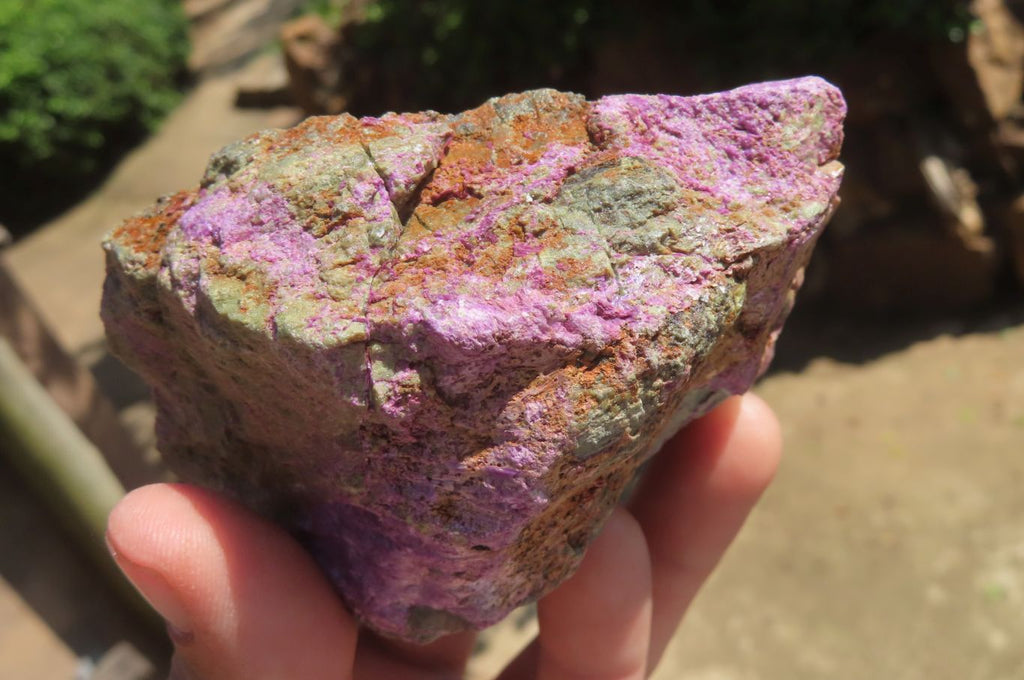 Natural Stichtite Cobbed Specimens x 6 From Barberton, South Africa - Toprock Gemstones and Minerals 