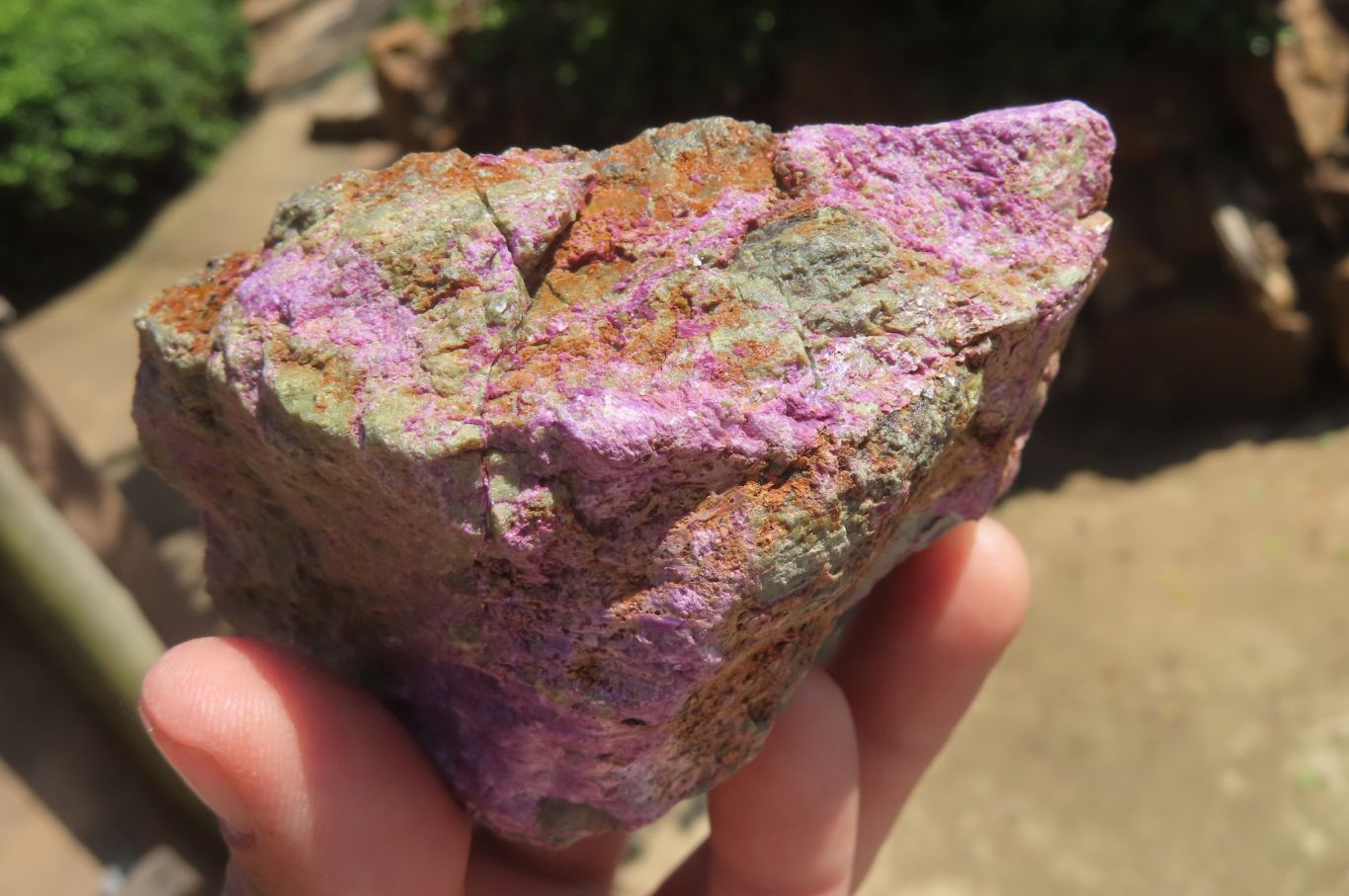 Natural Stichtite Cobbed Specimens x 6 From Barberton, South Africa - Toprock Gemstones and Minerals 