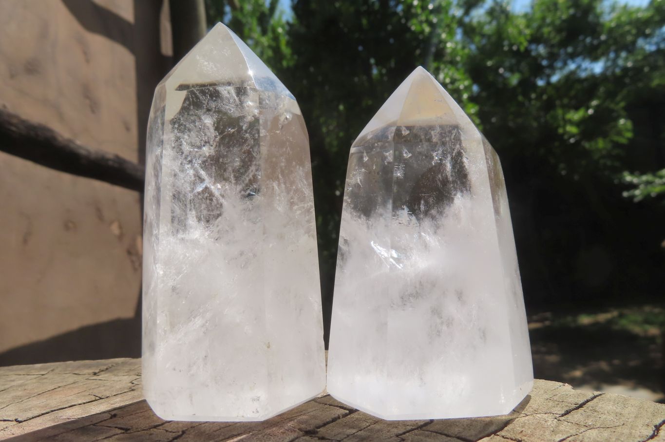 Polished Smokey Quartz Crystals x 6 From Madagascar - Toprock Gemstones and Minerals 