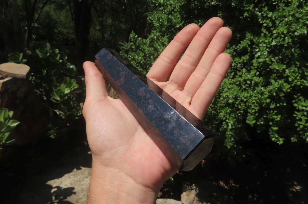 Polished Iolite Points x 3 From Ambatofinandrahana, Madagascar - Toprock Gemstones and Minerals 