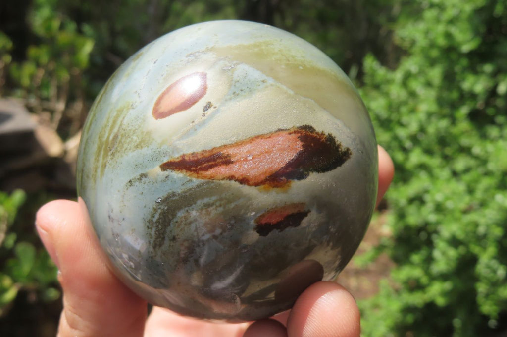 Polished Polychrome Jasper Spheres x 4 From Madagascar - Toprock Gemstones and Minerals 