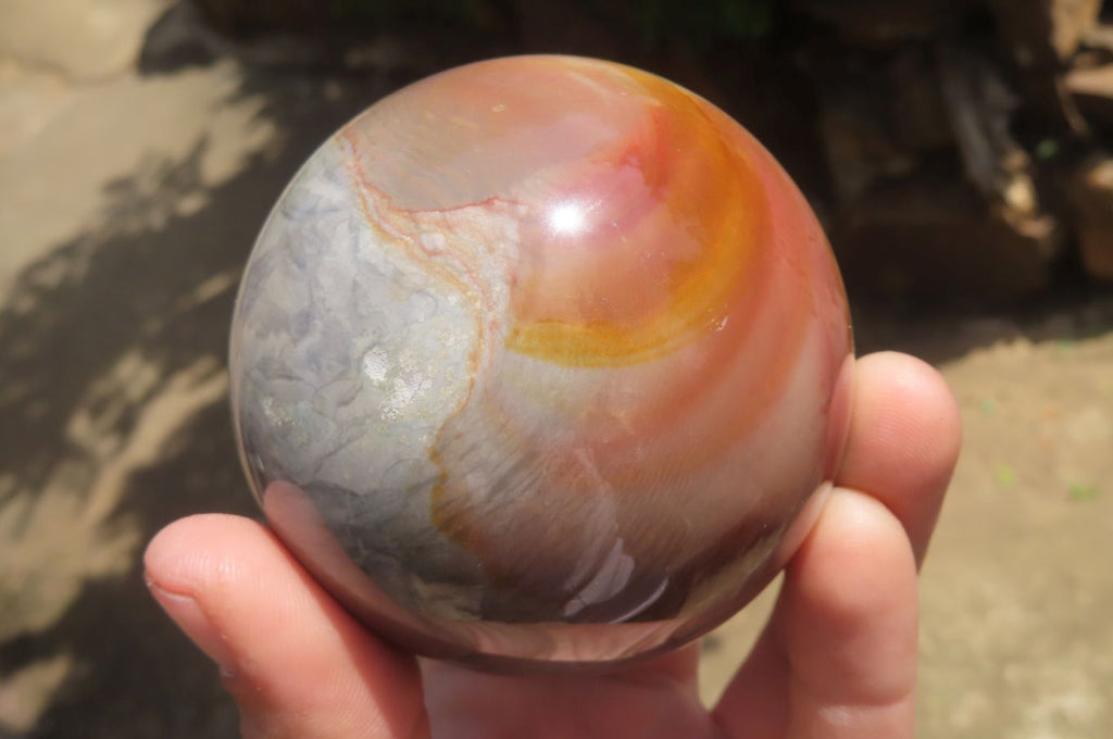 Polished Polychrome Jasper Spheres x 4 From Madagascar - Toprock Gemstones and Minerals 