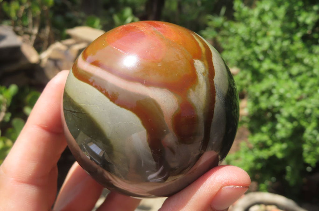 Polished Polychrome Jasper Spheres x 4 From Madagascar - Toprock Gemstones and Minerals 