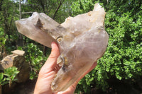 Natural Smokey Quartz Cluster With Schorl x 1 From Zomba, Malawi - Toprock Gemstones and Minerals 