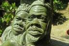 Hand Made Green Verdite African Tribal Couple Sculpture x 1 From Zimbabwe - Toprock Gemstones and Minerals 