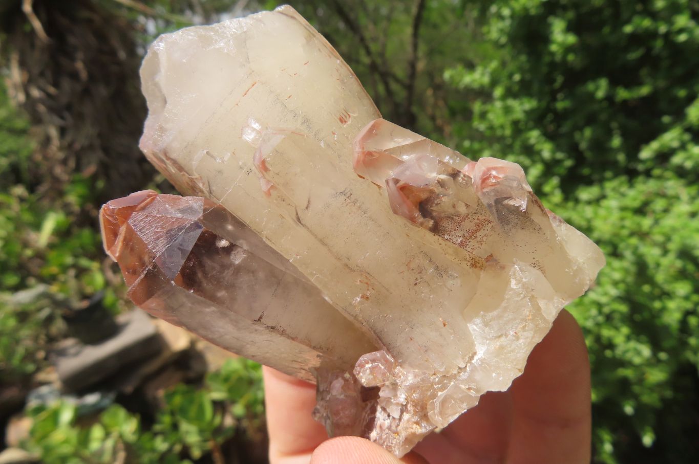 Natural Red Hematoid Quartz Clusters x 12 From Karoi, Zimbabwe - Toprock Gemstones and Minerals 