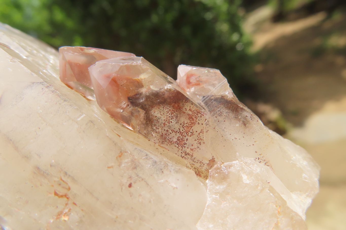 Natural Red Hematoid Quartz Clusters x 12 From Karoi, Zimbabwe - Toprock Gemstones and Minerals 