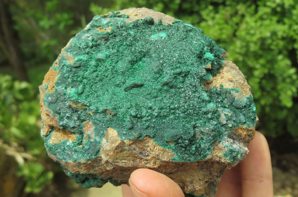 Natural Botryoidal Malachite Specimens x 2 From Tenke Fungurume, Congo - Toprock Gemstones and Minerals 