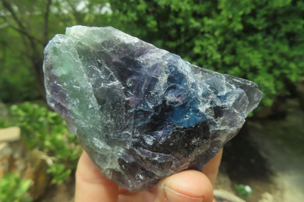 Natural Watermelon Fluorite Cobbed Specimens x 7 From Uis, Namibia - Toprock Gemstones and Minerals 