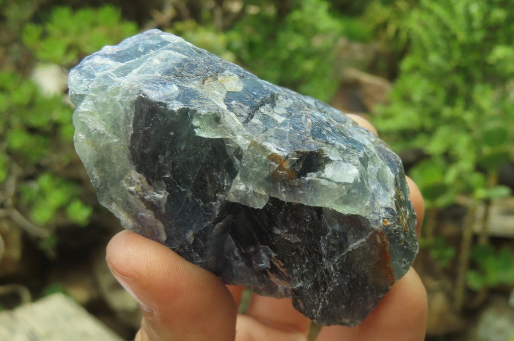 Natural Watermelon Fluorite Cobbed Specimens x 7 From Uis, Namibia - Toprock Gemstones and Minerals 