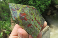 Polished Dragons Blood Stone Points x 4 From South Africa - Toprock Gemstones and Minerals 