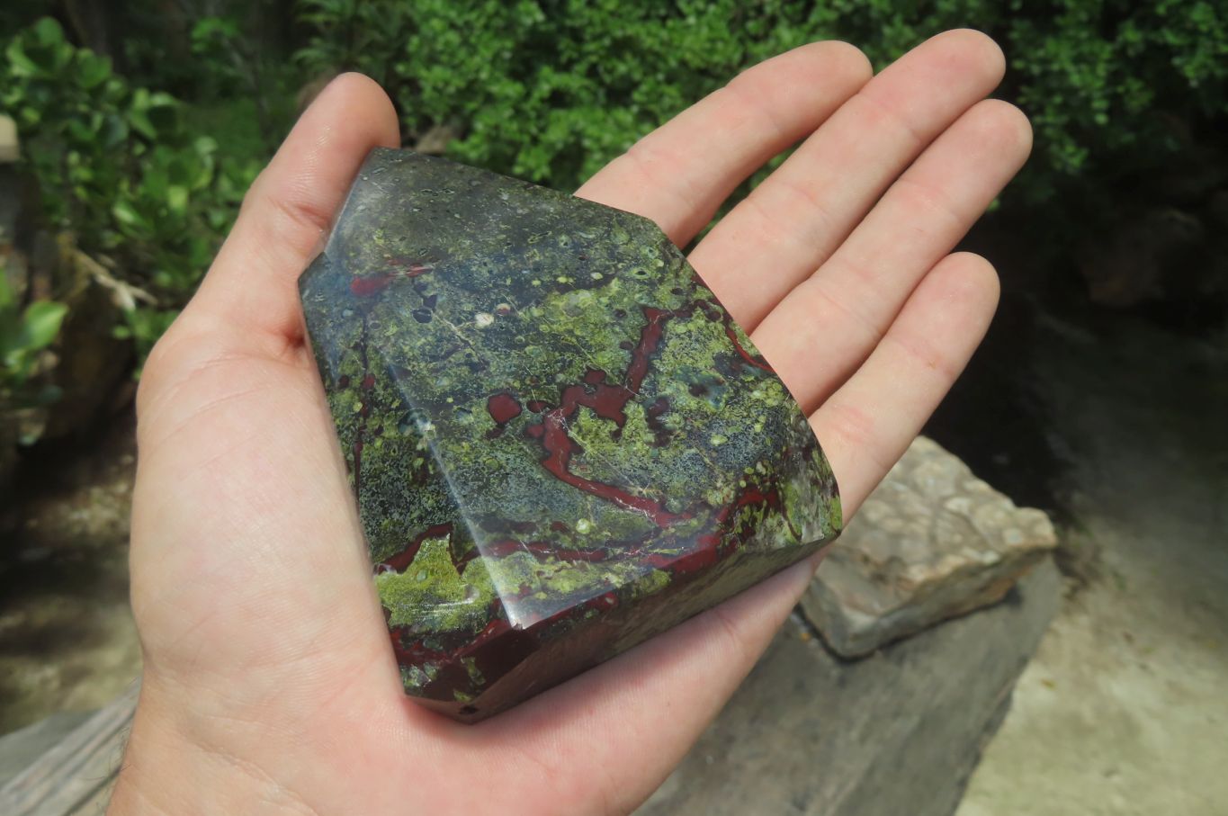 Polished Dragons Blood Stone Points x 4 From South Africa - Toprock Gemstones and Minerals 